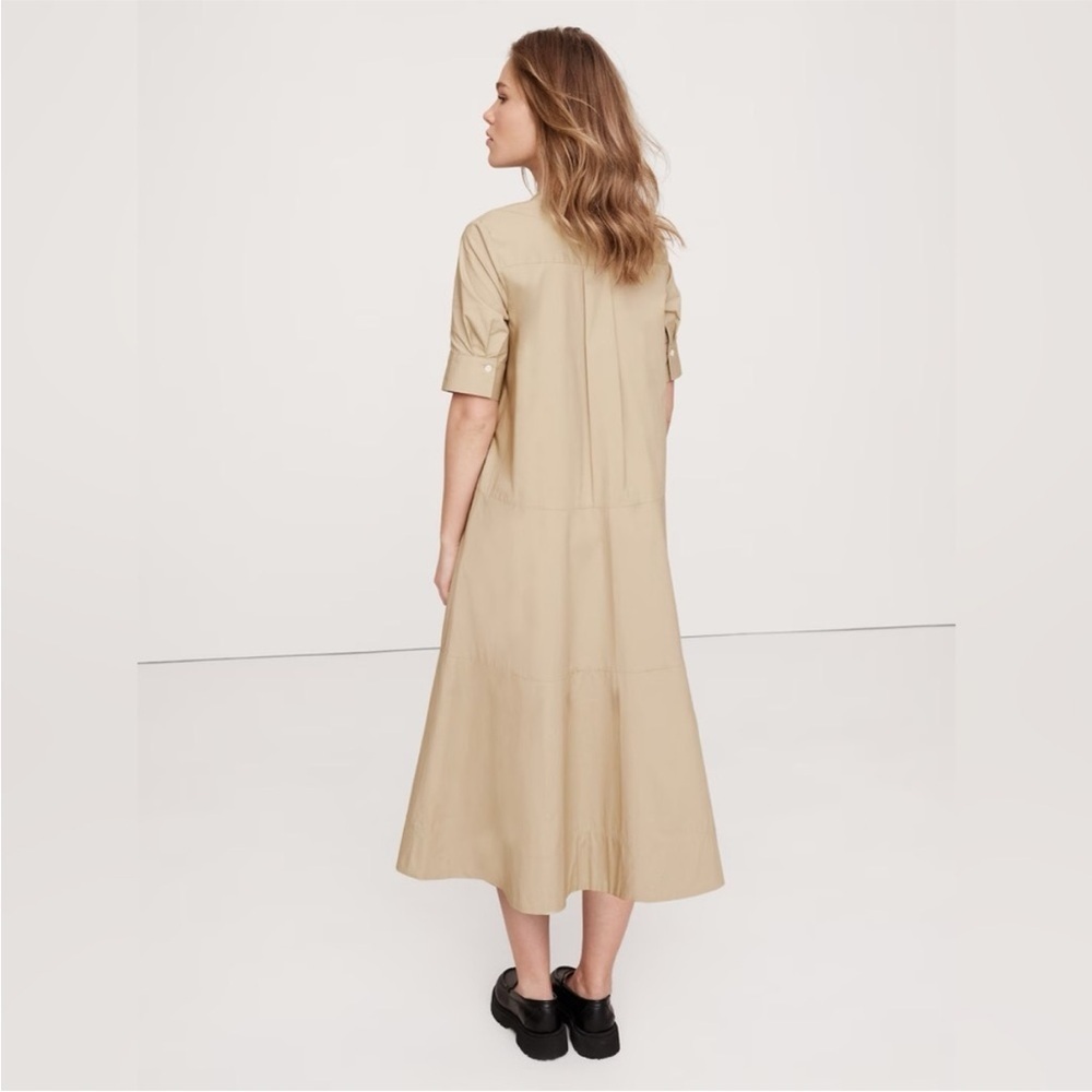 Banana Republic Khaki Midi Dress - Picture 2 of 7